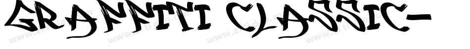 Graffiti Classic字体转换